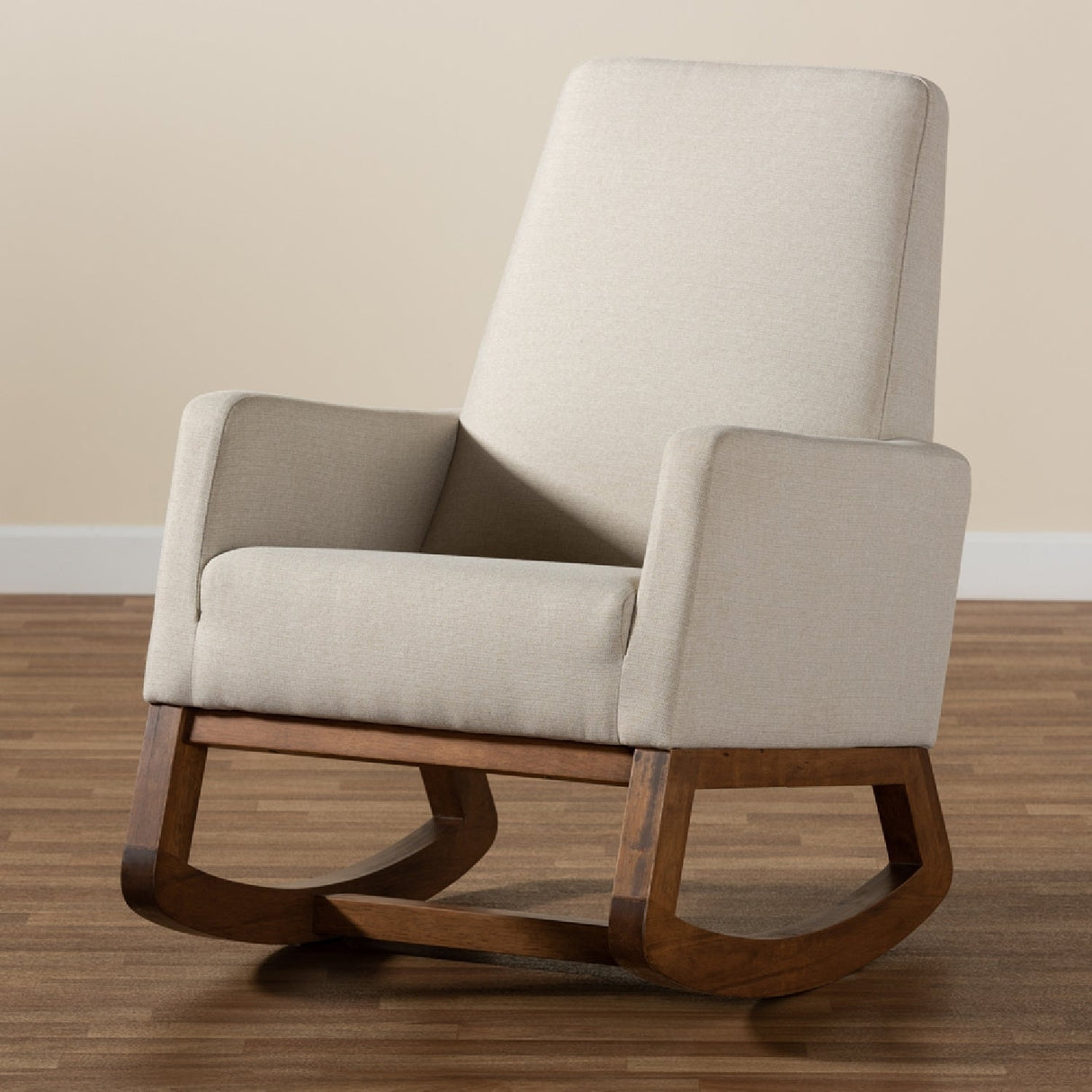   Modern European furniture - Fabric Upholstered Rocking Chair - www.oroa.com | Oroa.com