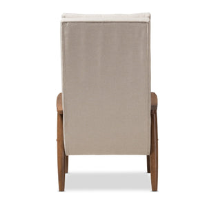   Modern European furniture - Beige Tufted High Back Accent Chair - www.oroa.com | Oroa.com