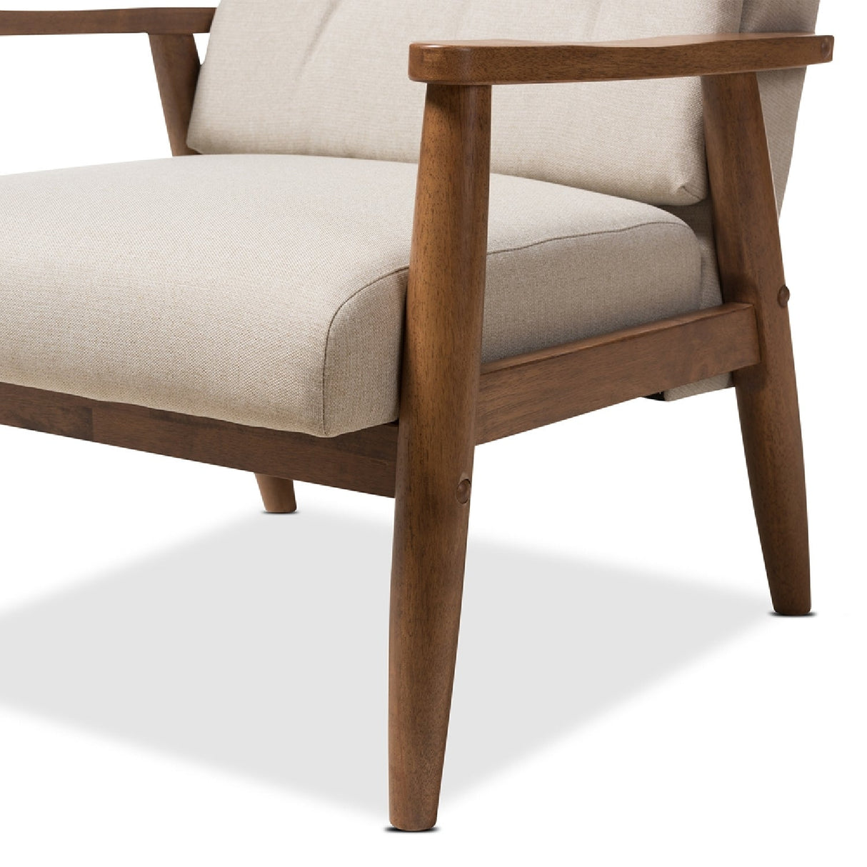   Modern European furniture - Beige Tufted High Back Accent Chair - www.oroa.com | Oroa.com