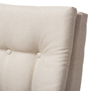  Modern European furniture - Beige Tufted High Back Accent Chair - www.oroa.com | Oroa.com