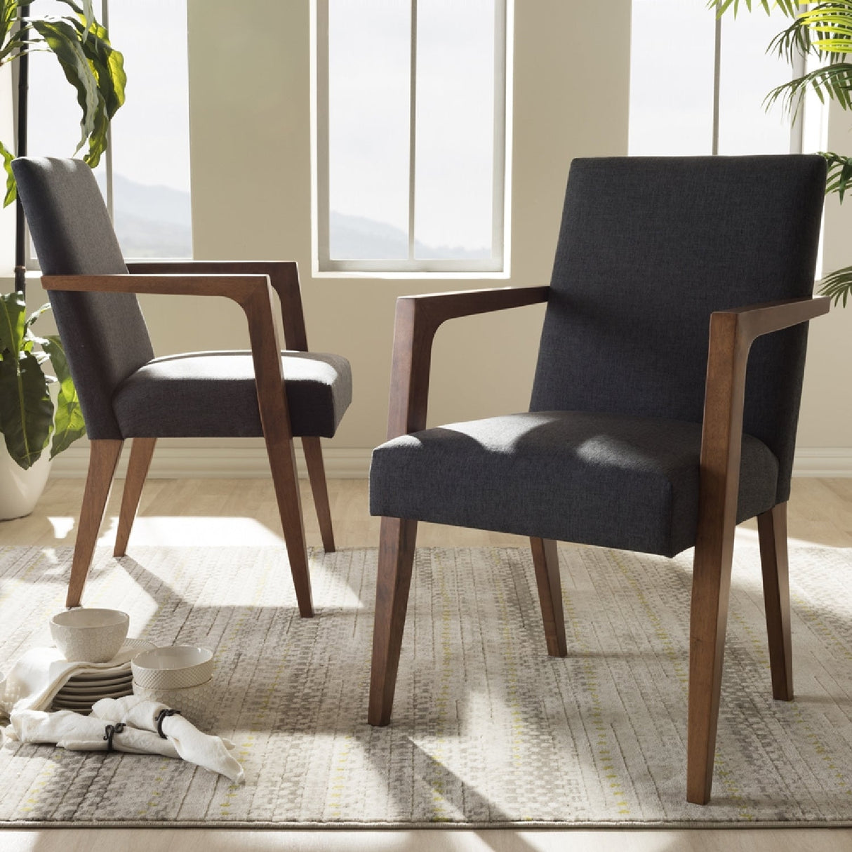   Modern European furniture - Solid Wood Framed Accent Chairs 2 - www.oroa.com | Oroa.com