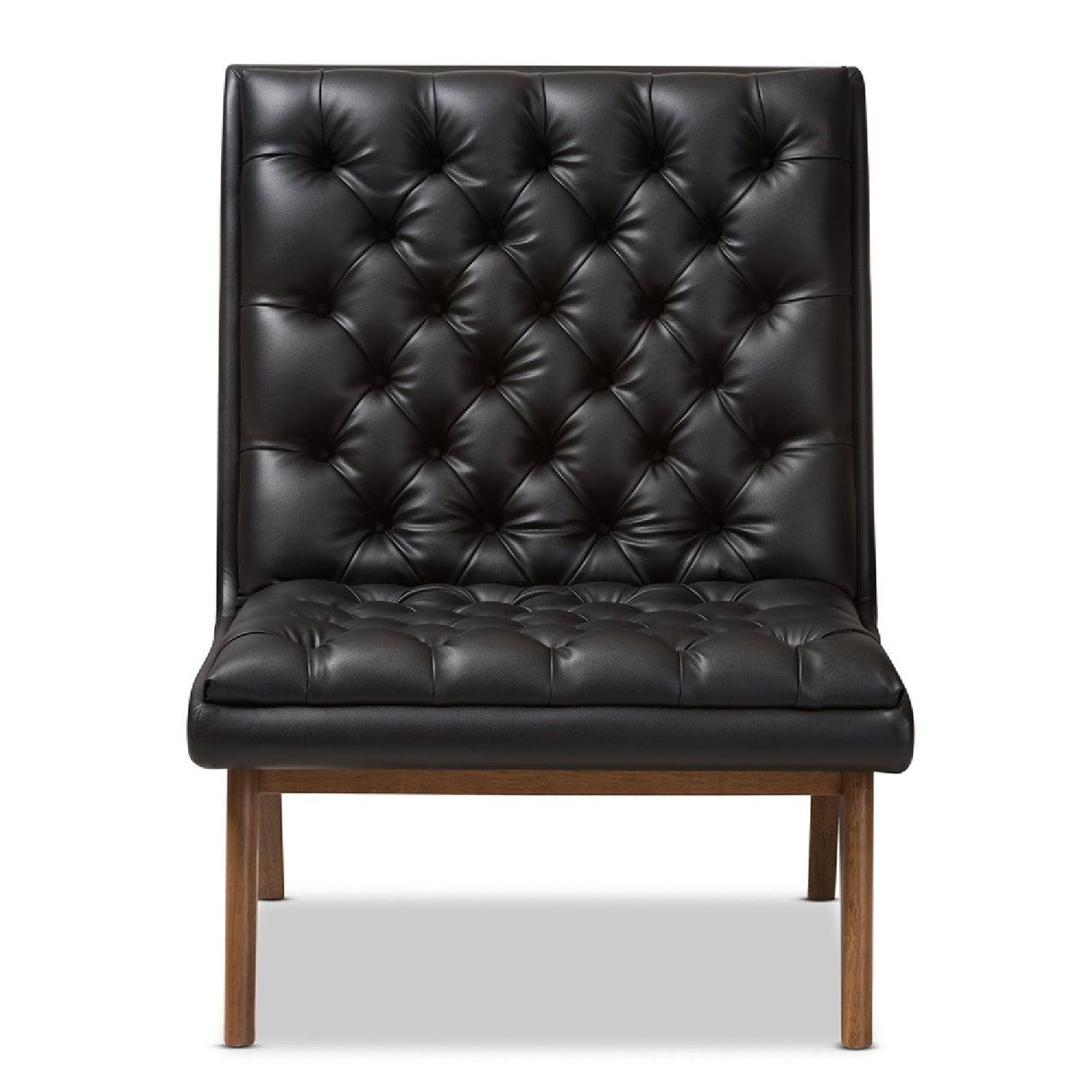   Modern European furniture - Black Leather Inspired Lounge Chair - www.oroa.com | Oroa.com
