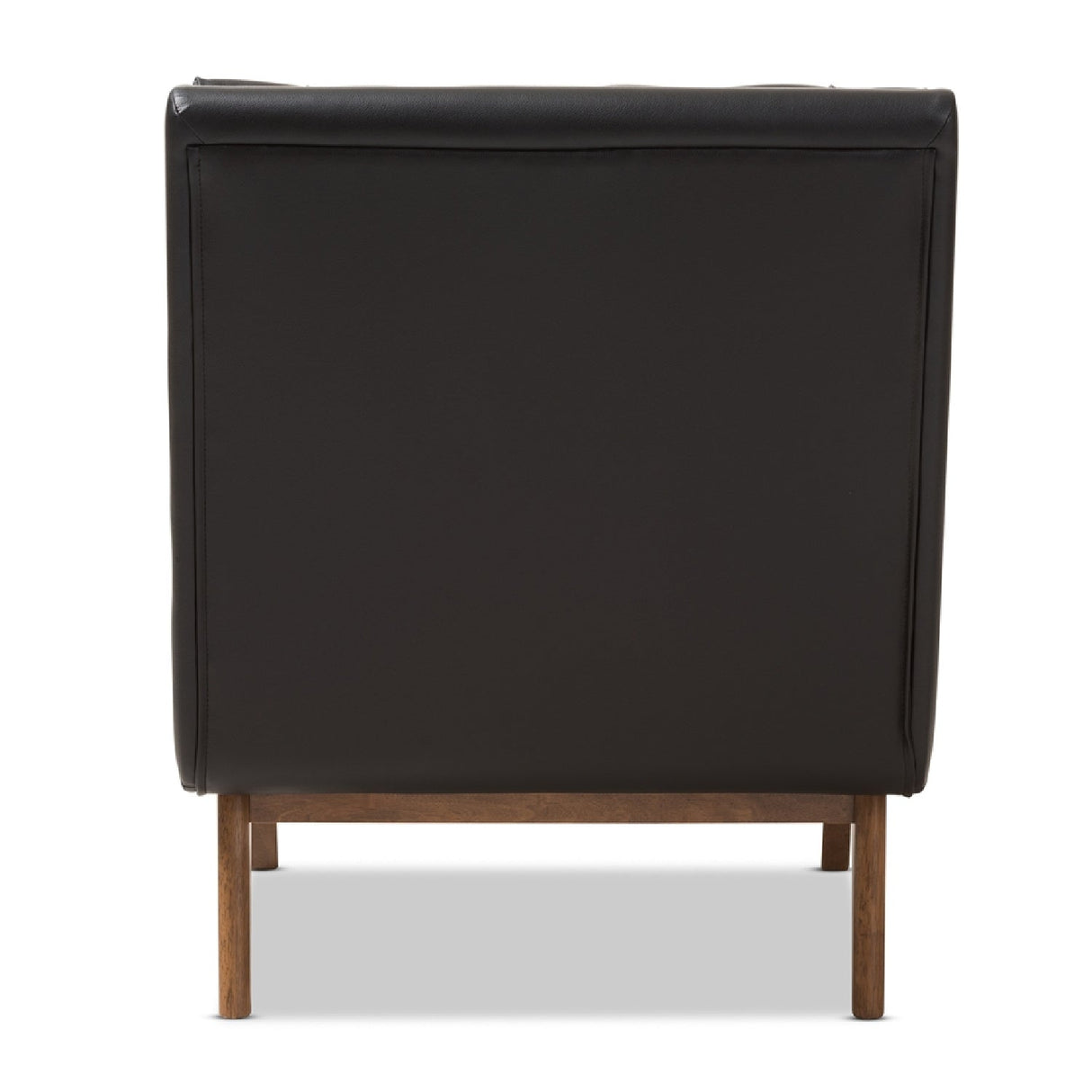   Modern European furniture - Black Leather Inspired Lounge Chair - www.oroa.com | Oroa.com