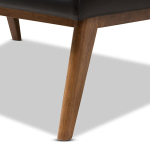   Modern European furniture - Black Leather Inspired Lounge Chair - www.oroa.com | Oroa.com