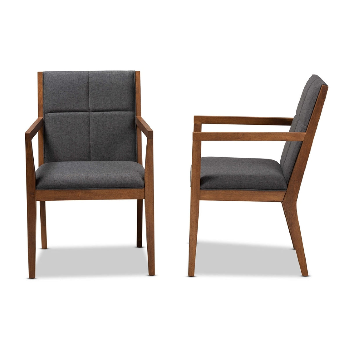   Modern European furniture - Square Stitched Accent Chairs 2 - www.oroa.com | Oroa.com