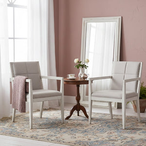   Modern European furniture - Square Stitched Accent Chairs 2 - www.oroa.com | Oroa.com