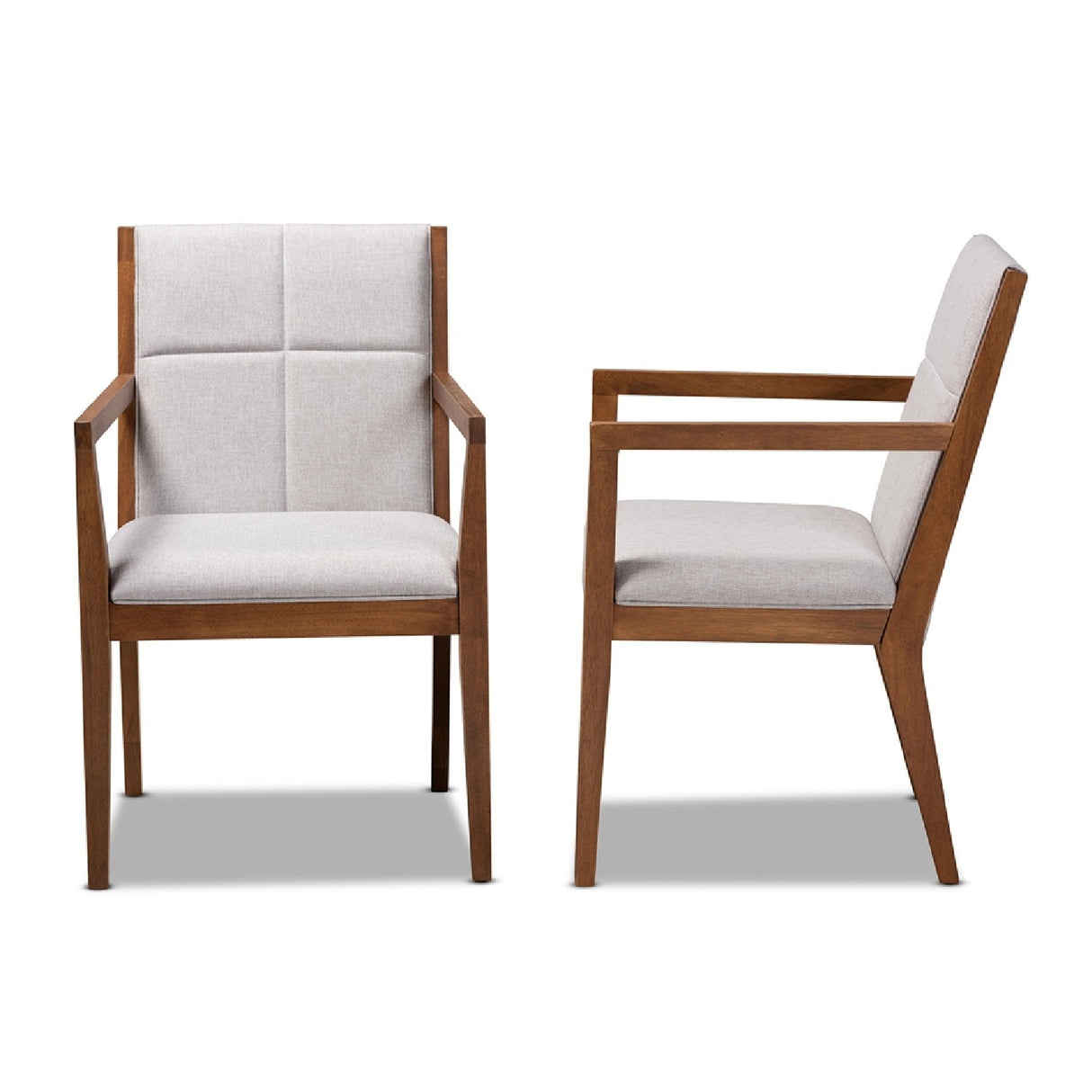   Modern European furniture - Square Stitched Accent Chairs 2 - www.oroa.com | Oroa.com