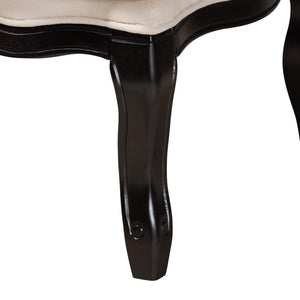   Modern European furniture - Cream Tufted French Accent Chair - www.oroa.com | Oroa.com