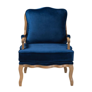   Modern European furniture - Blue Fabric Accent Chair - www.oroa.com | Oroa.com