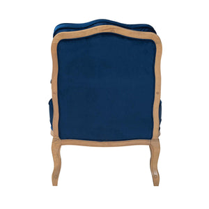   Modern European furniture - Blue Fabric Accent Chair - www.oroa.com | Oroa.com