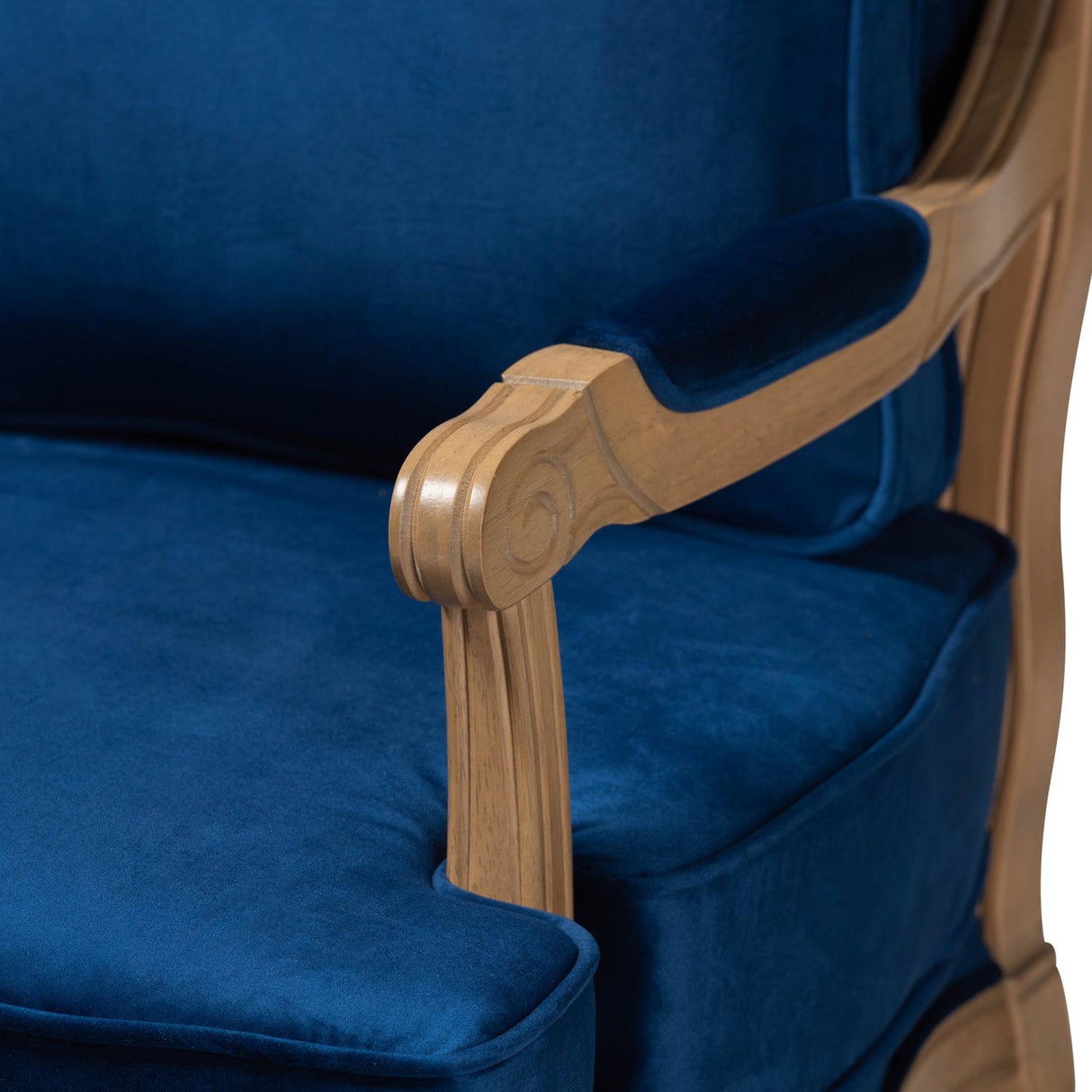   Modern European furniture - Blue Fabric Accent Chair - www.oroa.com | Oroa.com