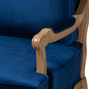   Modern European furniture - Blue Fabric Accent Chair - www.oroa.com | Oroa.com
