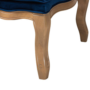   Modern European furniture - Blue Fabric Accent Chair - www.oroa.com | Oroa.com