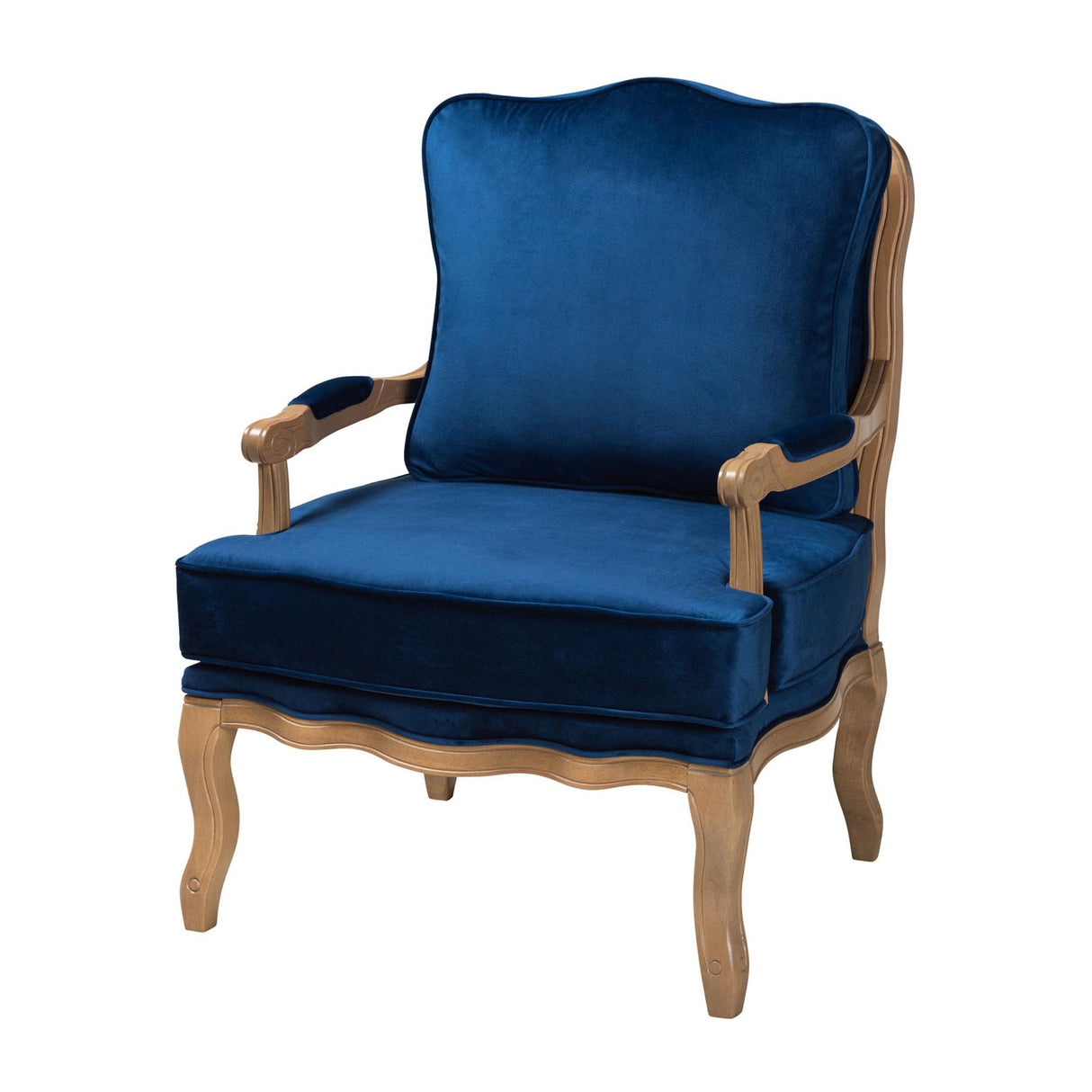   Modern European furniture - Blue Fabric Accent Chair - www.oroa.com | Oroa.com