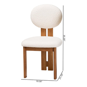   Modern European furniture - Boucle Japandi Dining Chairs 2 - www.oroa.com | Oroa.com