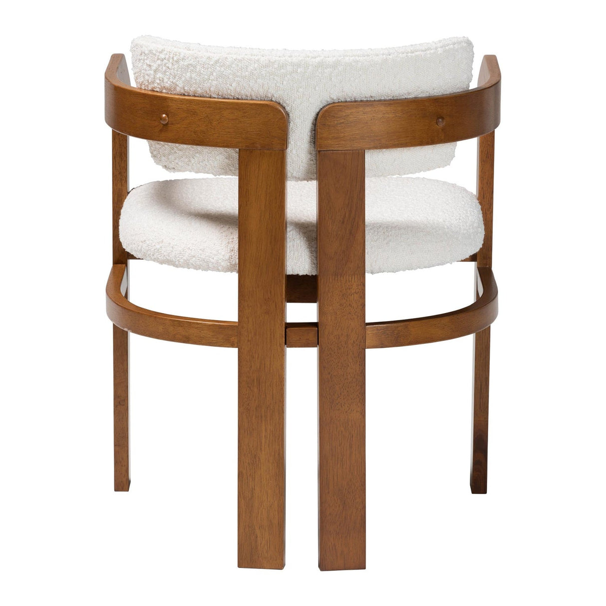   Modern European furniture - Cream Boucle Dining Chair - www.oroa.com | Oroa.com