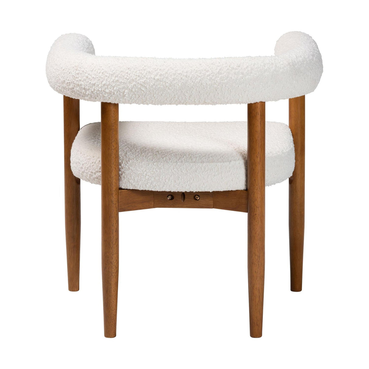   Modern European furniture - Cream Boucle Dining Chair - www.oroa.com | Oroa.com