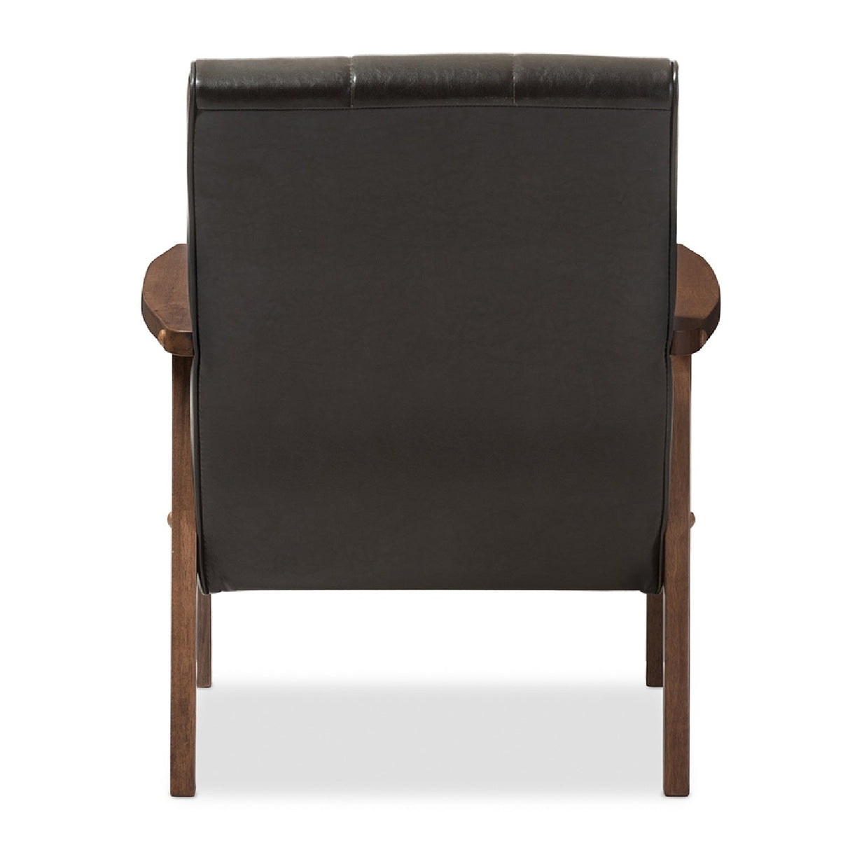   Modern European furniture - Panel Stitched Leather Inspired Lounge Chair - www.oroa.com | Oroa.com