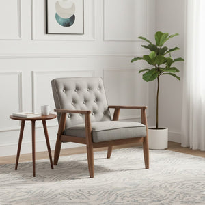   Modern European furniture - Button Tufted Lounge Chair - www.oroa.com | Oroa.com