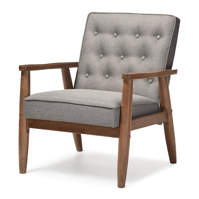Modern European furniture - Button Tufted Lounge Chair - www.oroa.com