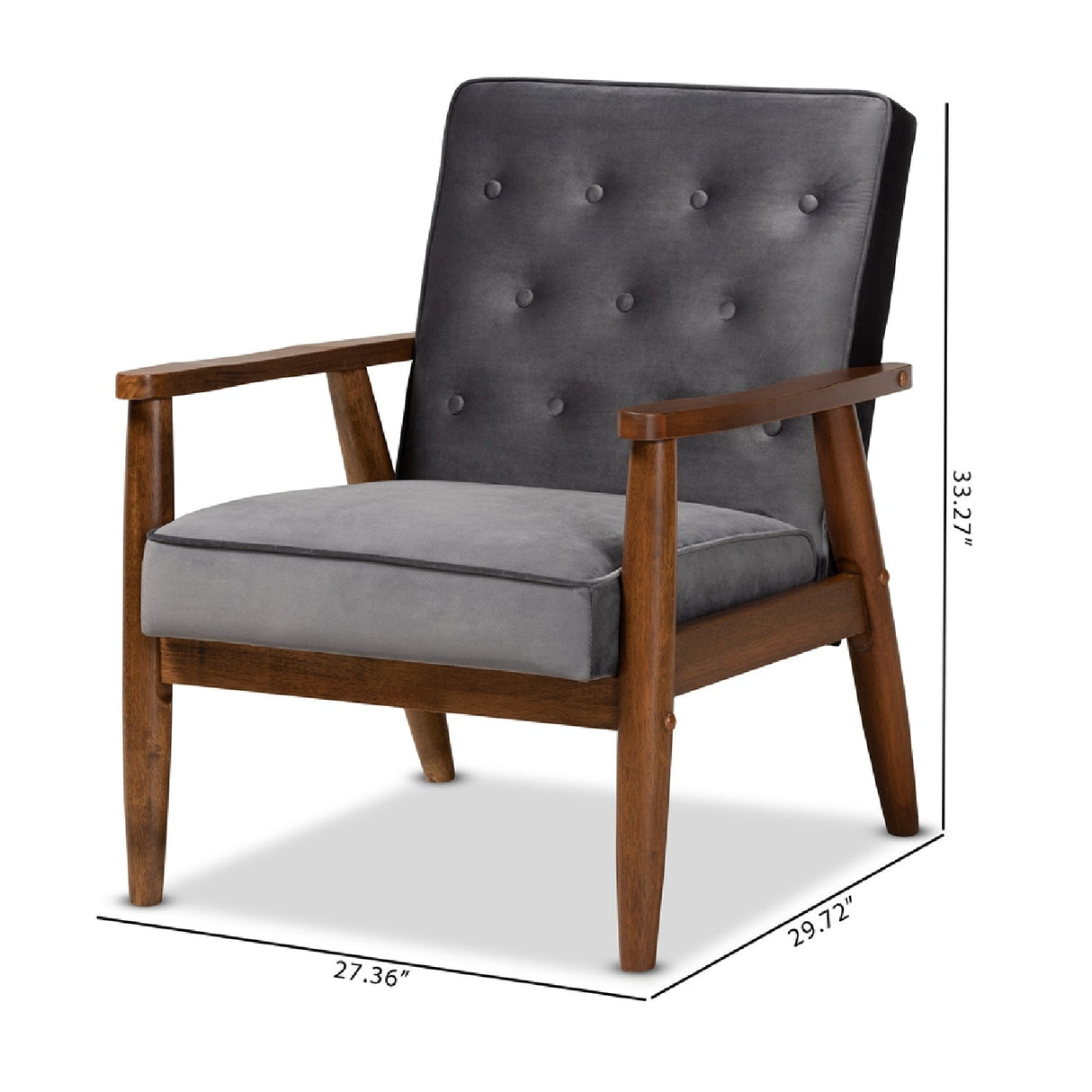   Modern European furniture - Button Tufted Lounge Chair - www.oroa.com | Oroa.com