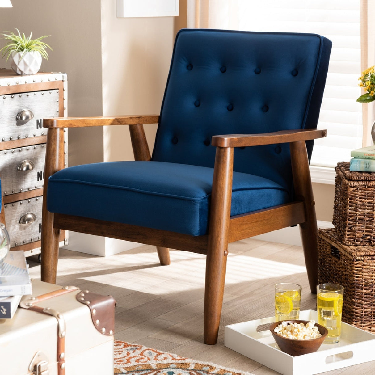   Modern European furniture - Button Tufted Lounge Chair - www.oroa.com | Oroa.com