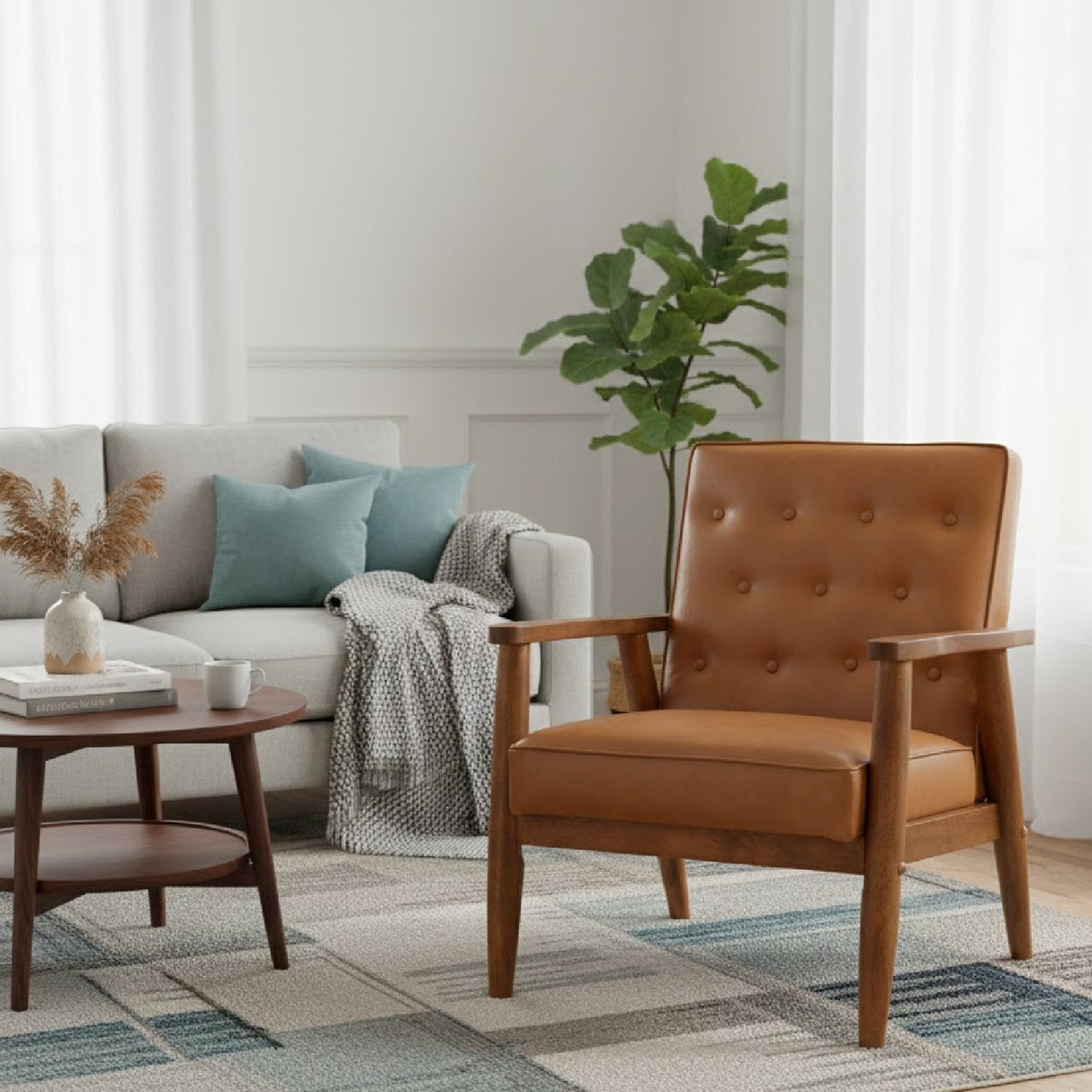   Modern European furniture - Button Tufted Lounge Chair - www.oroa.com | Oroa.com