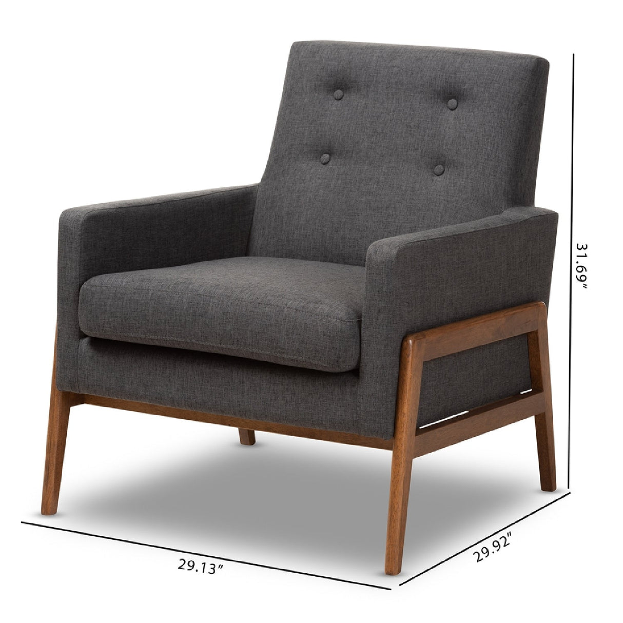   Modern European furniture - Button Tufted Back Lounge Chair - www.oroa.com | Oroa.com