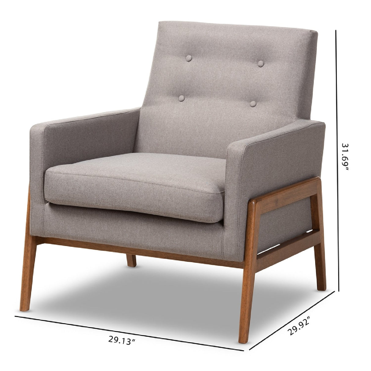   Modern European furniture - Button Tufted Back Lounge Chair - www.oroa.com | Oroa.com