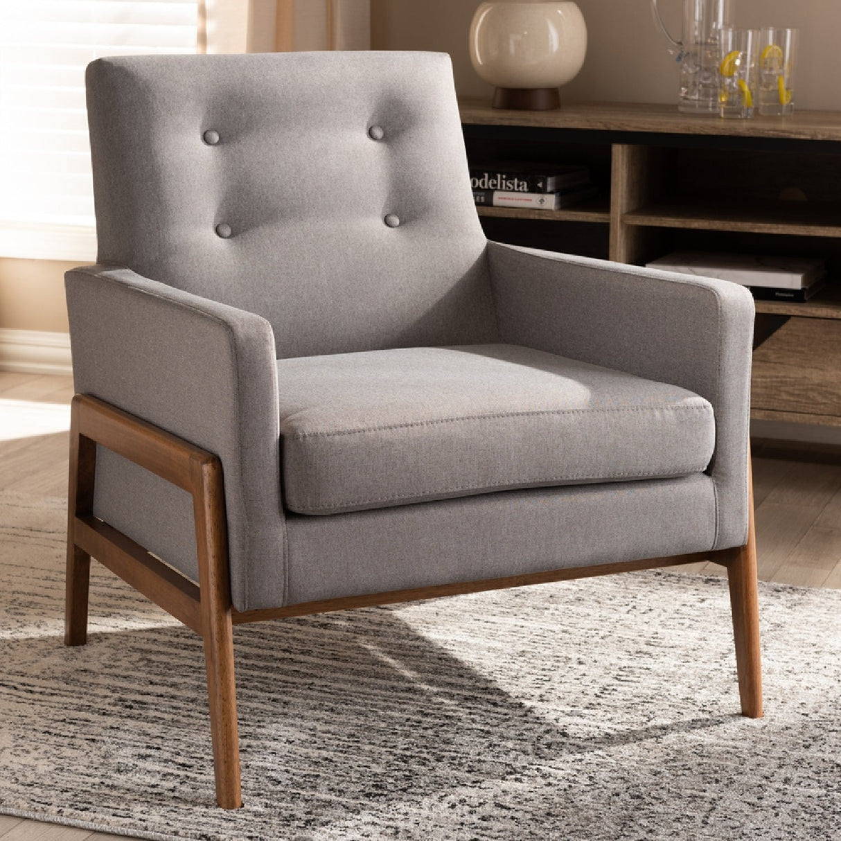   Modern European furniture - Button Tufted Back Lounge Chair - www.oroa.com | Oroa.com