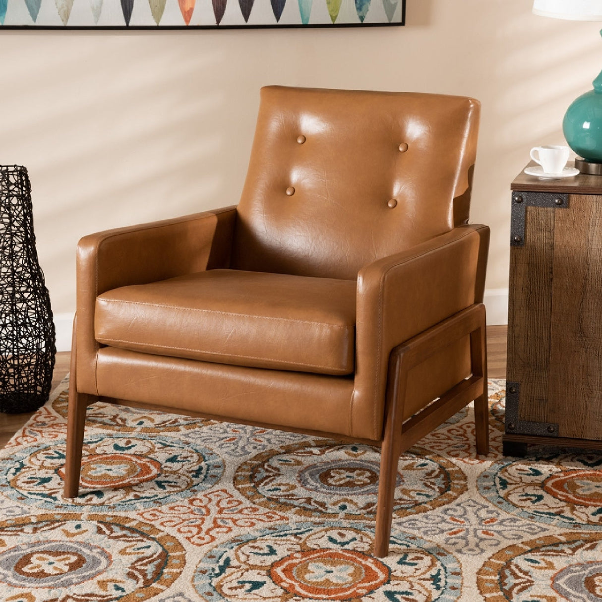   Modern European furniture - Button Tufted Back Lounge Chair - www.oroa.com | Oroa.com