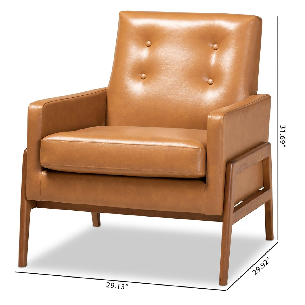   Modern European furniture - Button Tufted Back Lounge Chair - www.oroa.com | Oroa.com