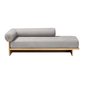   Modern European furniture - Gray Left-Arm Chaise Lounge - www.oroa.com | Oroa.com