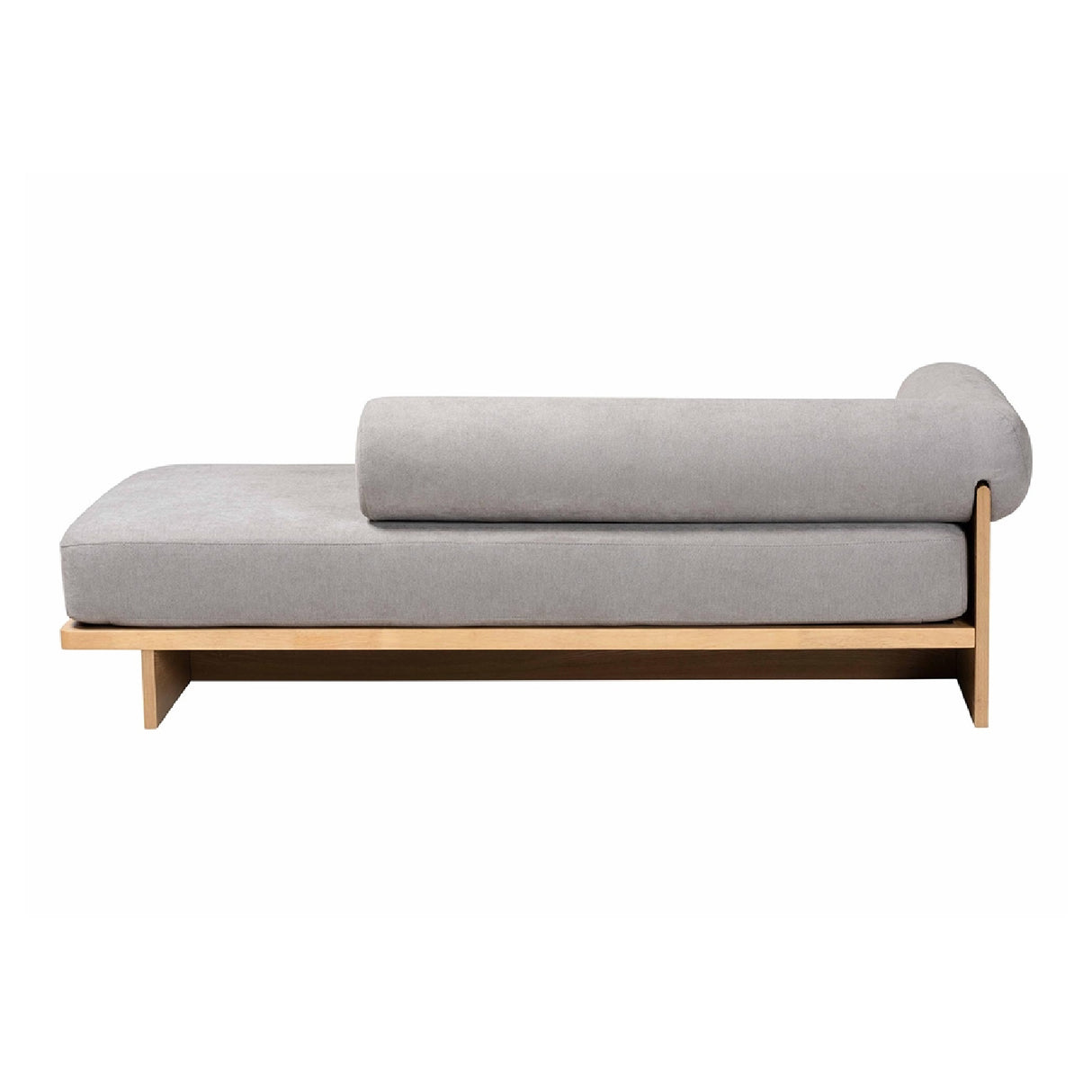   Modern European furniture - Gray Left-Arm Chaise Lounge - www.oroa.com | Oroa.com