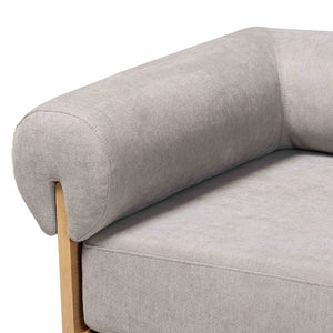   Modern European furniture - Gray Left-Arm Chaise Lounge - www.oroa.com | Oroa.com