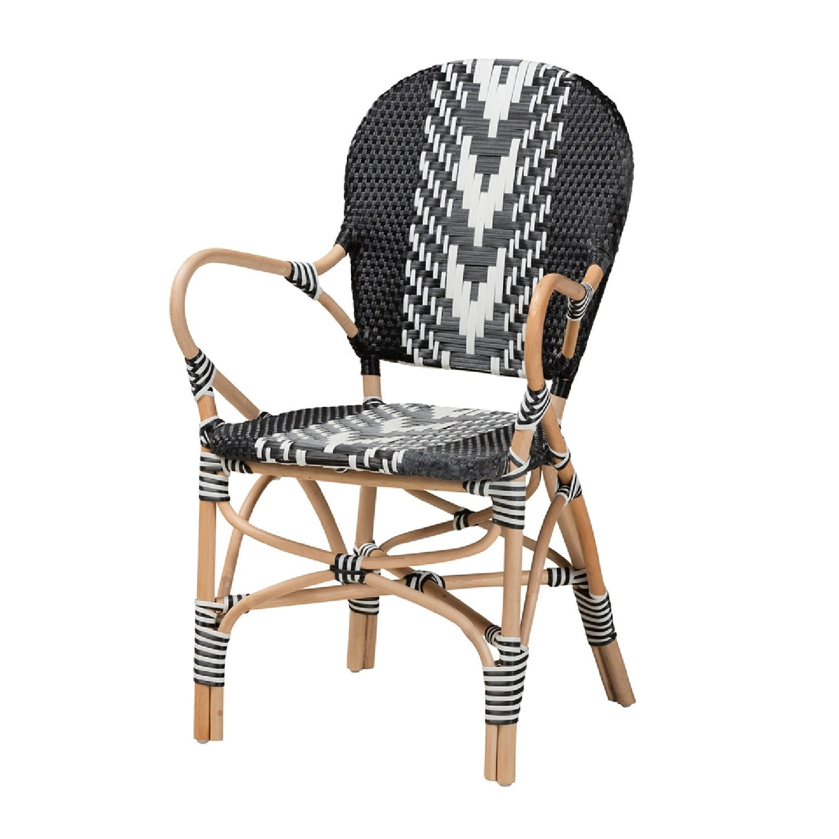   Modern European furniture - Two Toned Weaving Dining Chair - www.oroa.com | Oroa.com