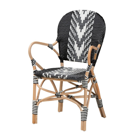   Modern European furniture - Two Toned Weaving Dining Chair - www.oroa.com | Oroa.com