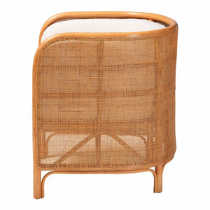   Modern European furniture - Curved Woven Rattan Accent Chair - www.oroa.com | Oroa.com