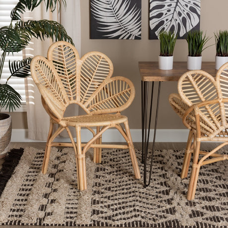   Modern European furniture - Flower Inspired Rattan Accent Chair - www.oroa.com | Oroa.com