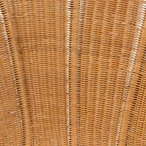   Modern European furniture - Scalloped Rattan Boho Accent Chair - www.oroa.com | Oroa.com