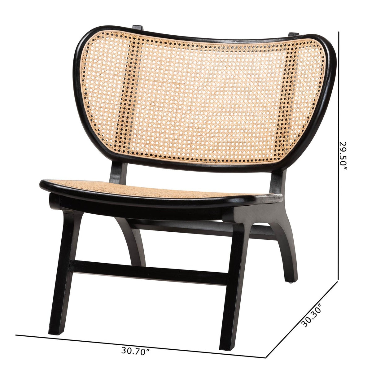   Modern European furniture - Black Mahogany Accent Chair - www.oroa.com | Oroa.com