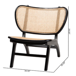   Modern European furniture - Black Mahogany Accent Chair - www.oroa.com | Oroa.com
