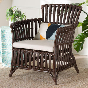   Modern European furniture - Dark Brown Bohemian Accent Chair - www.oroa.com | Oroa.com