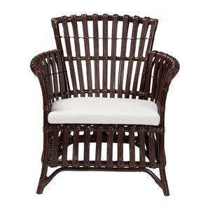   Modern European furniture - Dark Brown Bohemian Accent Chair - www.oroa.com | Oroa.com