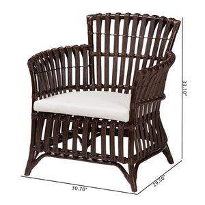   Modern European furniture - Dark Brown Bohemian Accent Chair - www.oroa.com | Oroa.com