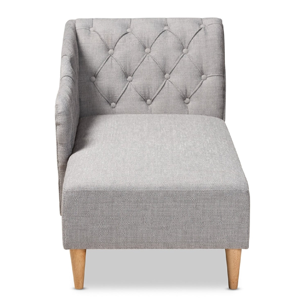   Modern European furniture - Scroll Back Tufted Chaise Lounge - www.oroa.com | Oroa.com