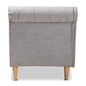   Modern European furniture - Scroll Back Tufted Chaise Lounge - www.oroa.com | Oroa.com