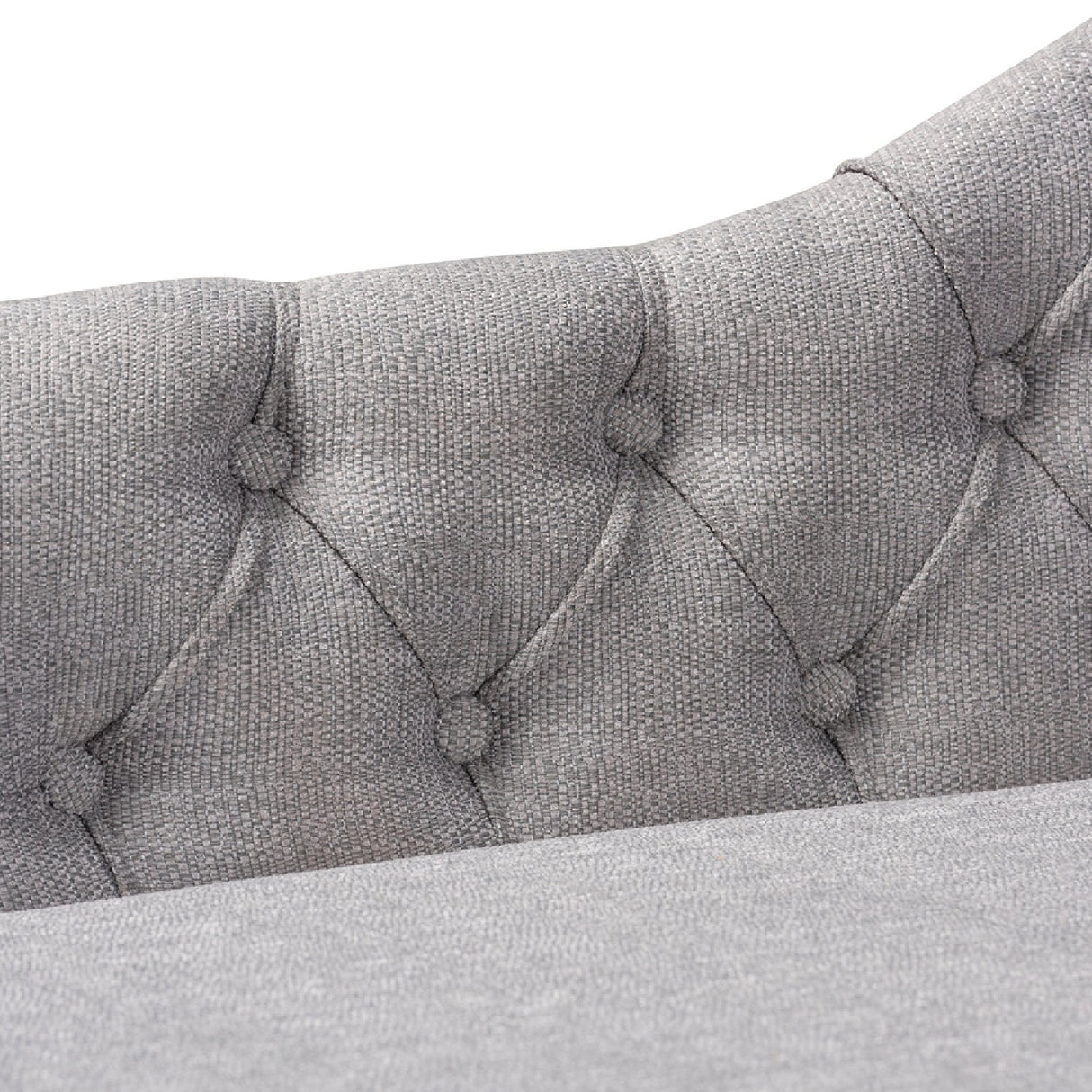   Modern European furniture - Scroll Back Tufted Chaise Lounge - www.oroa.com | Oroa.com