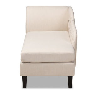   Modern European furniture - Tufted Fabric Chaise Lounge - www.oroa.com | Oroa.com