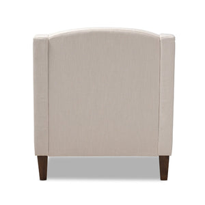   Modern European furniture - Beige Nailhead Trimmed Chaise Lounge - www.oroa.com | Oroa.com